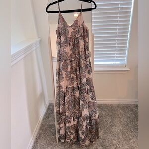 Paisley maxi dress
